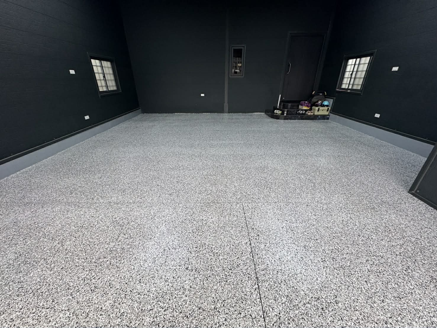 屏東自宅車庫 EPOXY彩藝地坪國外引進工序塗料