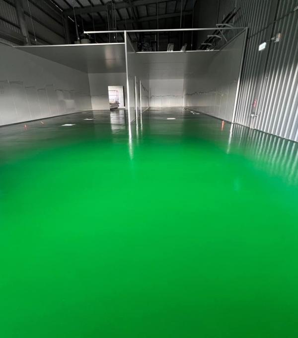 台南麻豆蛋廠耐重壓止滑型EPOXY地坪 | 晉躍有限公司 EPOXY