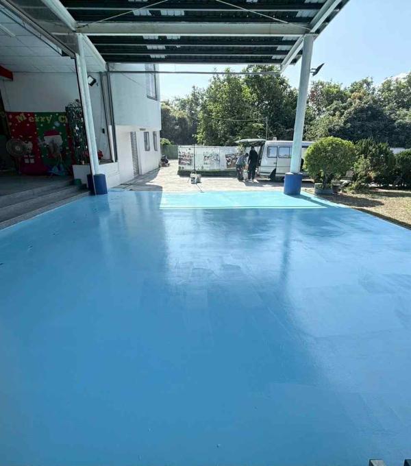 高雄劍橋幼稚園耐磨PU止滑地坪 | 晉躍有限公司 EPOXY