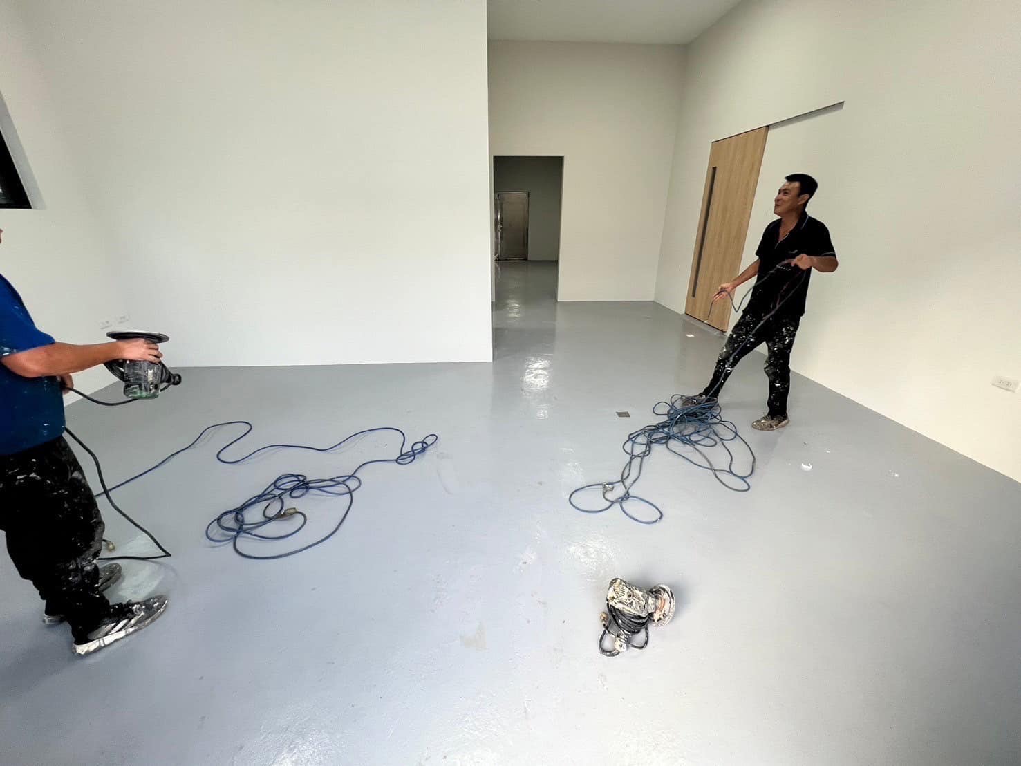 台南食品公司辦公室EPOXY地坪塗裝