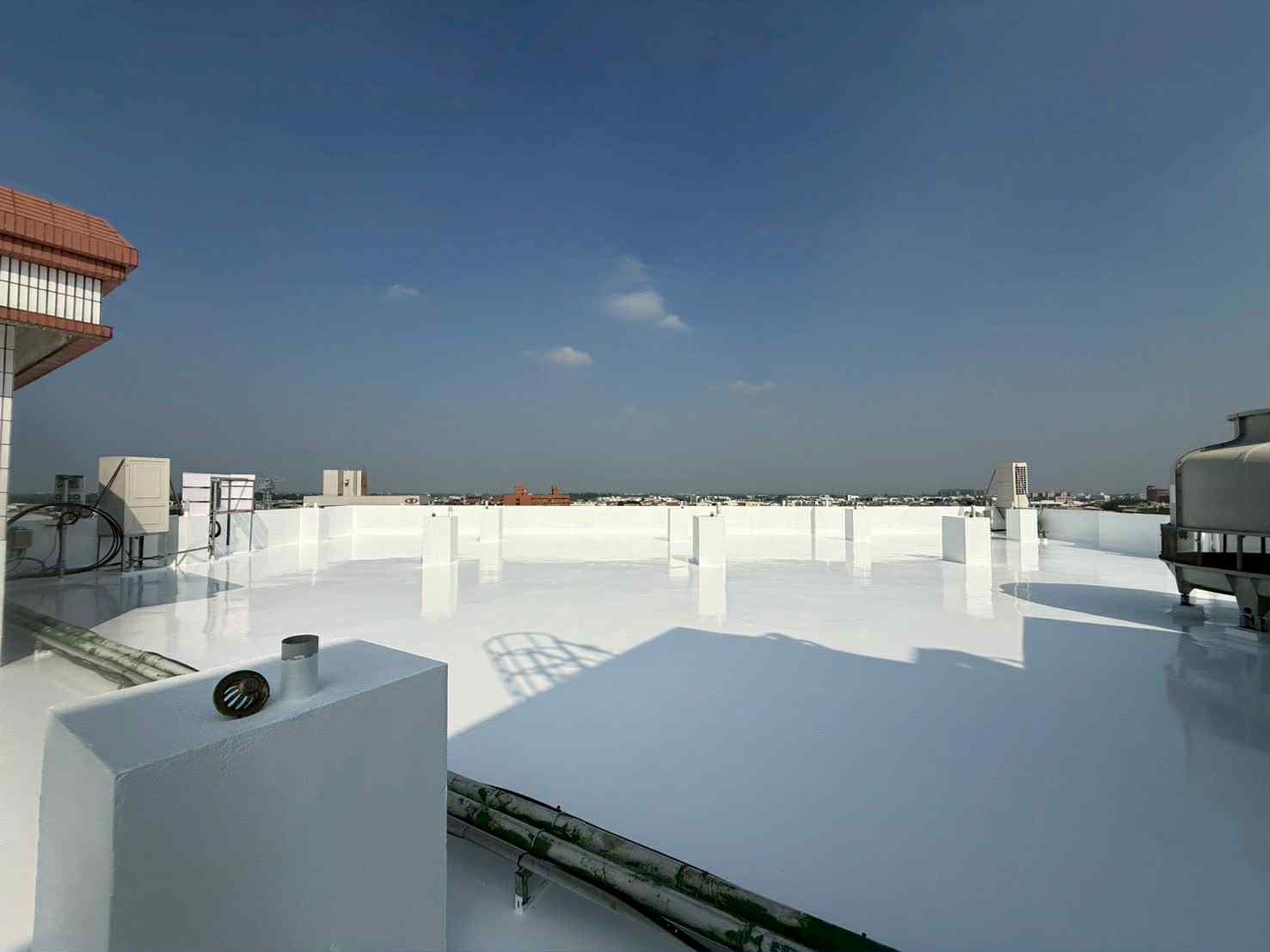  台南鹽水農會屋頂PU防水工程