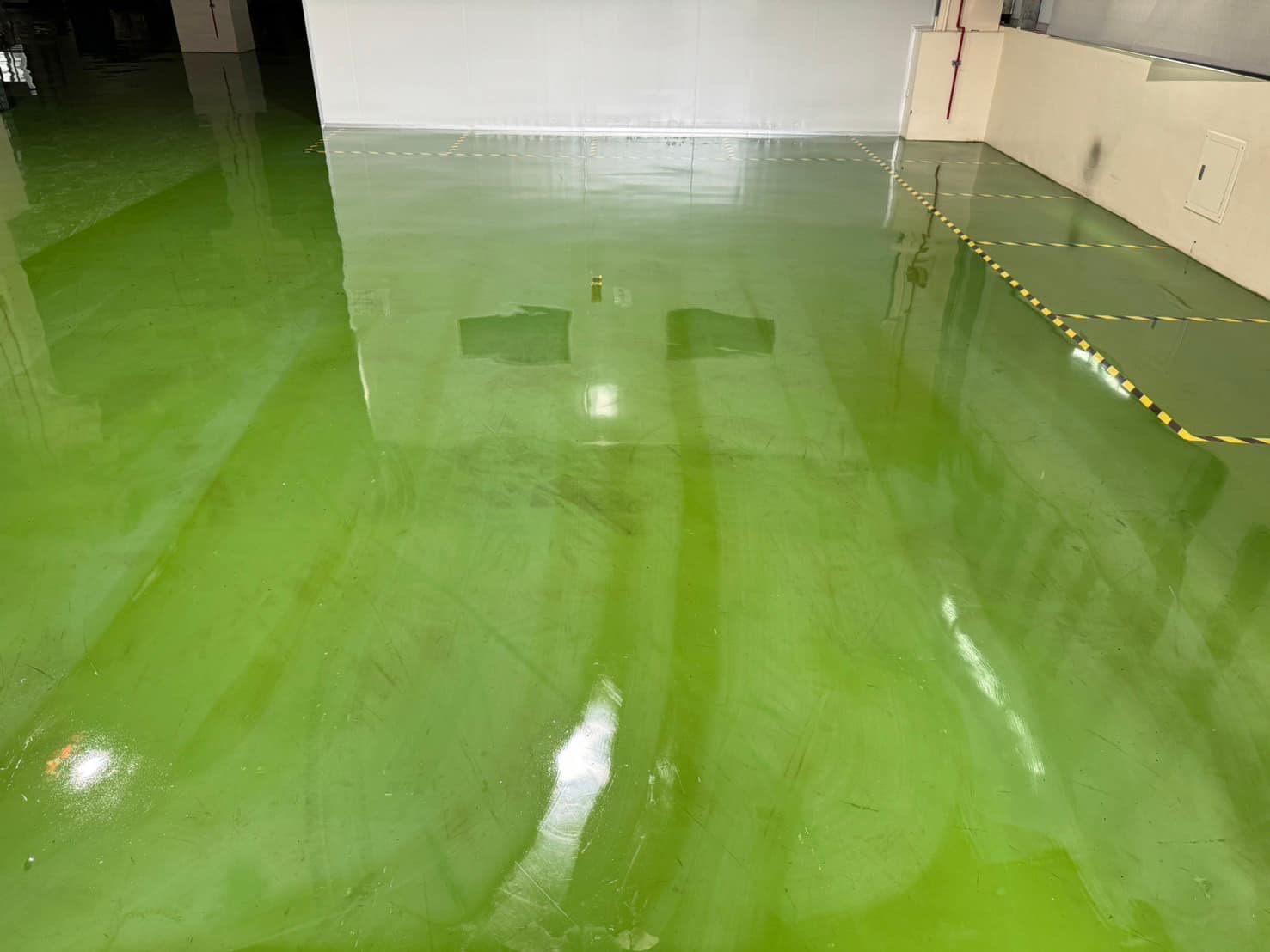 鈺祥廠房EPOXY地坪清洗 700m2 